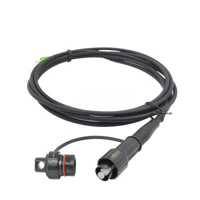 China IP68 Waterproof Network Patch Cord Mini Armored 3m With Connector Fiber Optic à venda