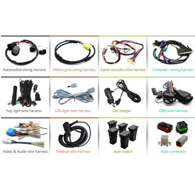 中国 10 12 20 circuit fuse box universal custom wire harness automotive wire harness with 12 V relay for car or truck 販売のため