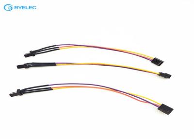 China Male To Female Shielded Cable Assembly  , Electronic Black Soldering Wiring Harness for sale