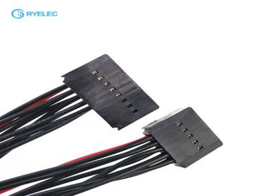 China 30V IDC Crimping Custom Wire Harness Molex Dupont Available 10-16 Pin Connector Pole for sale