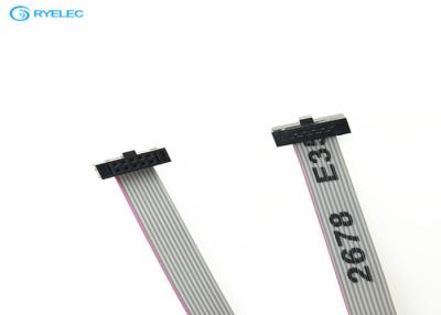 China 10 conector fêmea do IDE do passo do Pin 1.27mm para o cabo de fio liso do portátil 30AWG à venda