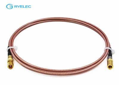 China glod plated smc female to smb female connector RG316 rf coaxial extension cable for sale