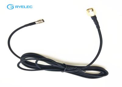 China Plate nickel sma male to sma female rg174 rf coaxial jumper cable assembly for sale