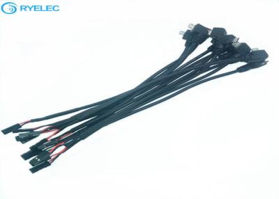 Chine Doubles câbles équipés faits sur commande de armature, USB/câble de chargeur de puissance connecteur de Dupont à vendre