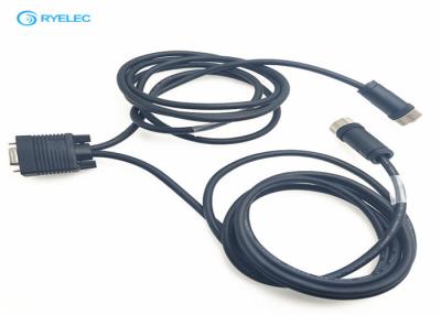 China Cable de Ethernet femenino de 12 Pin para la máquina del laser, asamblea de cable impermeable del arnés de cable en venta