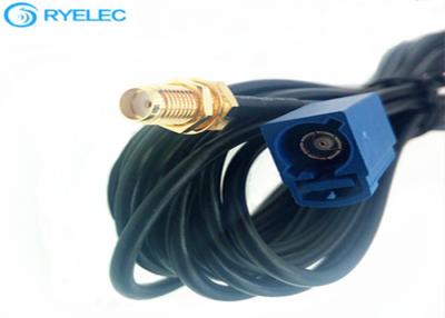 China Fakra aos conjuntos de cabo da precisão de SMA, conjunto de chicote de fios do cabo de 50ohm GPS à venda