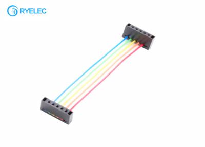 China 5pin single row idc 2.54mm pitch to idc2.54 wire to board colourful electronic harness for sale