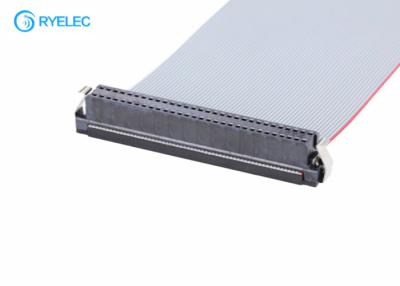 China Cabo de fita cinzento flexível da C.A./DC100V, 60 cabo distribuidor de corrente liso da fita do conector do Pin FC à venda