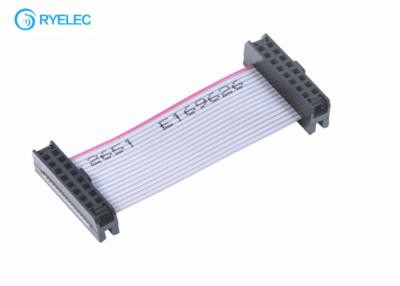 China 16 echada de la asamblea de cable de cinta del Pin 2.0m m/conector planos de la fila IDC 2,0 del doble en venta