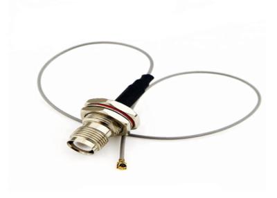 China 1.13mm Coaxial RF Cable Assemblies For RF Device TNC Male MHF Connector Founded for sale