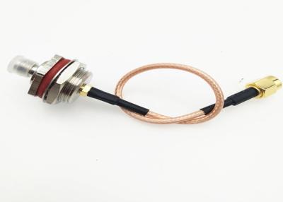 China Waterproof SMA To SMA Cable Fixing Thread And Seal O Ring To SMA RP Male for sale