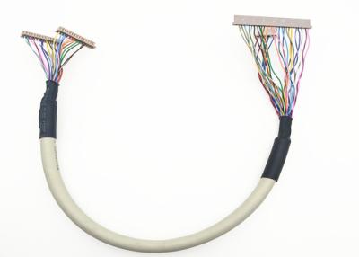 China DF14-30S-1.25C Lvds Extension Cable 4 Pin Jst - XH Connector To 15 Pin 2*DF13-15S Y for sale