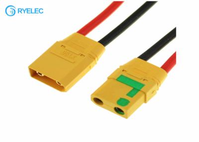 China 2 Pin Xt90 Male Female Bullet Charging Cable 14 Awg Silicone Wire Harness 30cm for sale