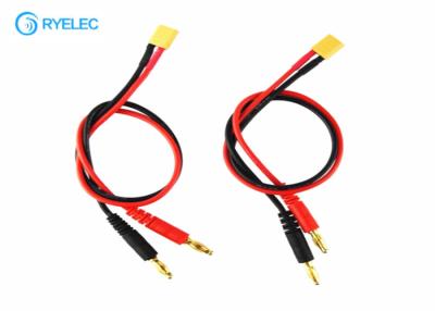 China 4.0mm Banana Plug To XT30 Charge Custom Cable Assemblies Connector For RC Helicopter Battery for sale