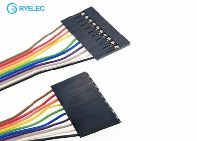 China Speaker Electrical Wiring Parts 10 Pin Dupont 2.54mm Pitch To 10p Dupont 2.54 Cable for sale