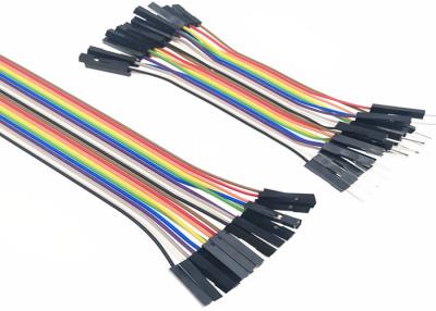 China Male To Female Jumper Flat Ribbon Cable Assembly For Breadboard Prototyping for sale