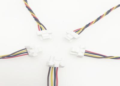 China 502380-0400 28 Awg Twisted Custom Wire Harness Molex Clik Mate 1.25mm Pitch To 4pin Molex for sale