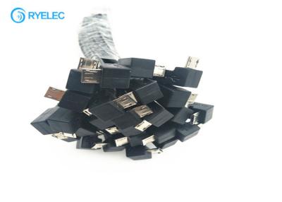 China Right Angle 90 Degree Custom Cable Assemblies Micro Usb Connector To Jst Gh Terminal Cable for sale