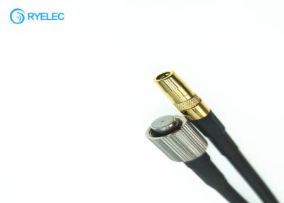 China M10x0.75 Connector RF Cable Assemblies Female To Straight Golden Plated Smb Female Pigtail Coaxial Cable for sale
