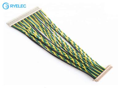 China 30 Pin LVDS Cable Assembly DF14-30S-1.25C To Hirose DF13-40P Lcd Connector Loom With UL1061 for sale