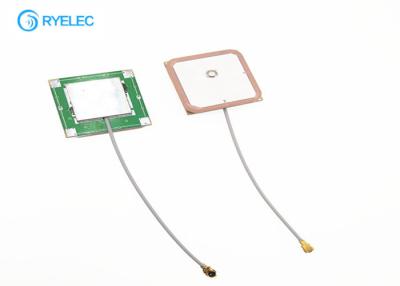 China 25*25*4mm Ceramic Patch Internal GPS GlONASS Antenna With U . FL IPEX Connector for sale