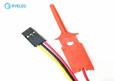 China 3 Pin 24AWG Wire Harness Dupont 2.54mm Female Connector To 3*1 Hooker With UL1007 Cable for sale