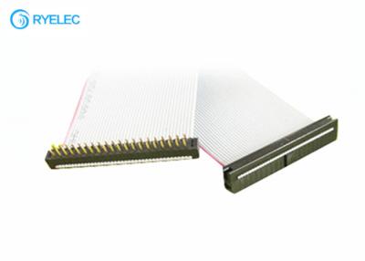 China 2.54mm IDC X DIP Grey 40 Pin Ribbon Cable Male To Female UL2651 22AWG Flat Connector for sale