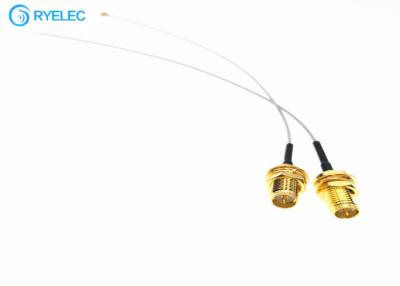 Chine Mâle de SMA au mâle SMA de Jack de câble de tresse d'IPEX au propulseur de fil de connecteur d'extension d'UFL à vendre