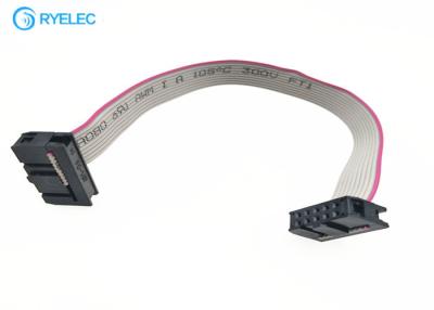 China 2x8 Pin Fc -16p To Fc -10p Idc Ribbon Cable Female To Female Copper Flat Ribbon Cable for sale
