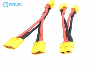 China DJI Phantom Quadcopter Battery Gimbal Parallel Cable XT60 Connector 1 Female To 2 Male for sale