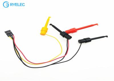 China 24 Awg Custom Wire Harness 1*4 Hooker Grabber Connector To 4 Pin Dupont 2.54mm Female for sale