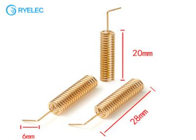 China 3 Dbi Spring 433 MHZ Antenna Helical Copper Innerspring Coil Omni Antenna Soldering Pin for sale
