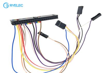 China 2.54mm Pitch Ribbon Cable Assemblies , Crimping / Pressing Electrical Wiring Harness for sale