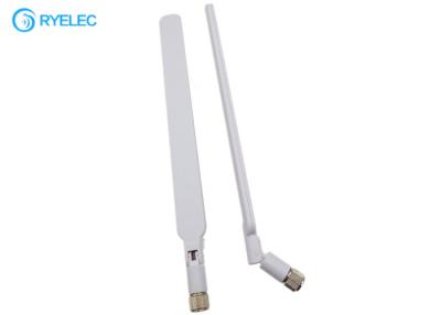 China 5dbi White 4g Lte Whip Rubber Antenna With Swivel Sma Male For 4g Wireless Router for sale