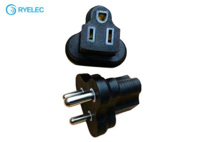 China South Africa Male Plug To Usa Nema 5-15r Adapter Three Hole Socket For Industrial Power for sale