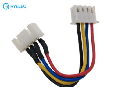 China Jst 4pin Male To Female XH 2.54mm Pitch Custom Wire Harness With UL1007 24AWG Cable for sale