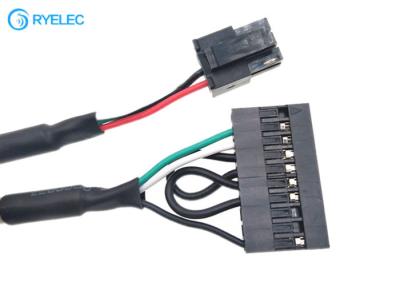 China Micro Fit 6w 43025-0600 To Harwin 10w M20-1061000 0.35mm2 22awg 2424 Cable Harness for sale
