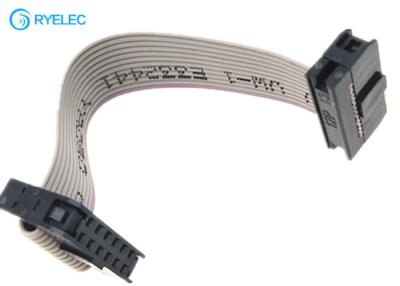 China Fci 89361-712slf With Strain Relief To Fci Minitek 89361-712lf 12 Pin 2mm Pitch Idc Flat Cable for sale