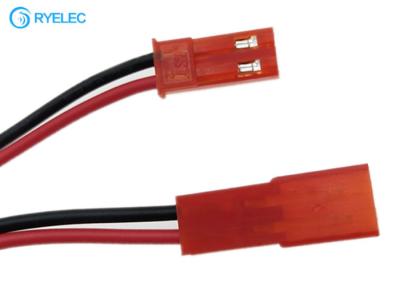 中国 女性の電気ワイヤーで縛るキットの赤いコネクター2 Pin Jst Syp 2rの赤い色のコネクターへの男性 販売のため