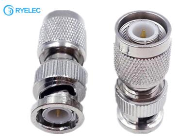 China All - Copper Straight RF Antenna Connector RG6 Cable Connector BNC Male To TNC Male for sale