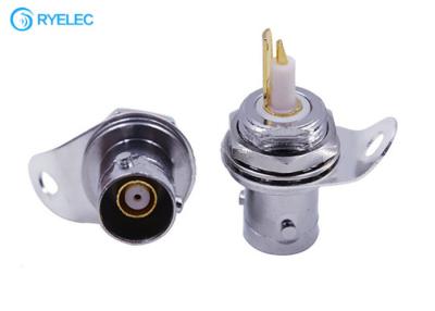 China BNC Female RF Antenna Connector With Nut All - Copper Bnc Coupler for sale