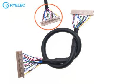 China Df14 To Df14 Coaxia Laptop Lvds Cable 20p To 20 Pin Hirose For Remote Controlled Aircraft for sale