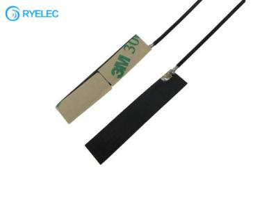 China Mini Black 900 /1800 Mhz GSM GPRS Antenna Flex FPC Adhesive With UFL Cable 30MM for sale