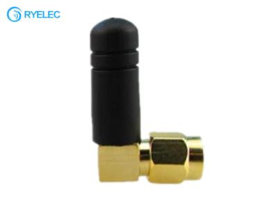 China Ultra Short Mini Indoor Circular 2.4 Ghz Wifi Antenna For Lora With Gold Plated SMA Male for sale