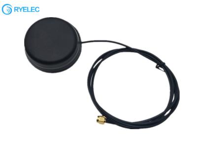 China High Gain 28dBi Screw Mounting Puck Rf Car Gps Tracking Rubber Pad Antenna For Car for sale