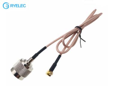 China 50 Ohm 90 Degree Right Angle MCX Male To N Male Connector For RG316 Pigtail RF Cable for sale