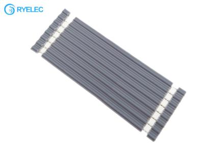 China 8pin 2651 26Awg  2.54mm Tin-Plated Copper Conductor Gray 3mm Strip Flat Cables for sale