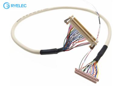 China JAE FI-X30HL Locked Type 30PIN To Hirose DF13 40pin Lvds Cable  For Led Panel Tv Video for sale