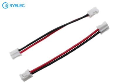 China Arnés de cable femenino de JST pH 2,0 del enchufe micro del conector 2Pin con el cable negro del rojo 24awg 50m m en venta
