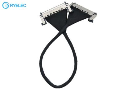 China Jae 51pin 0.5mm Edp Pe51 Male To Re51 Male Micro Coaxial Shield Lvds Cable For Screen Monitor for sale